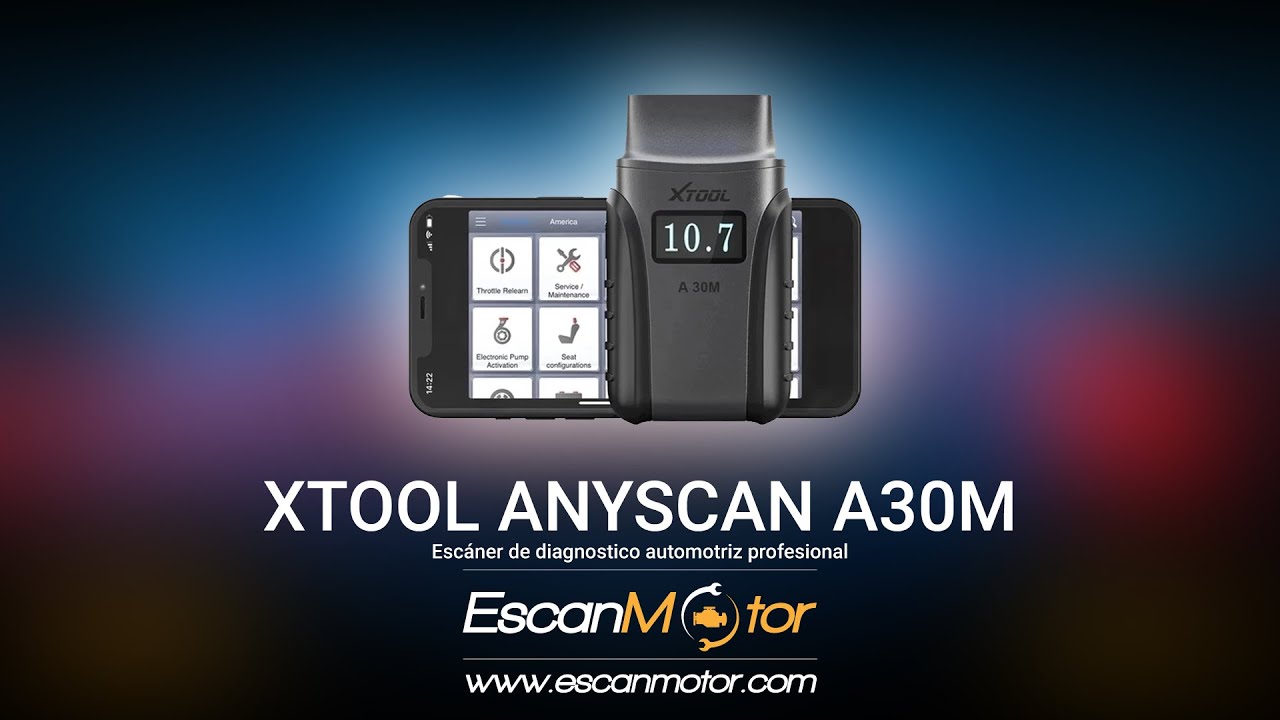 Escanmotor.com - Escáner profesional Automotriz XTOOL Anyscan A30M