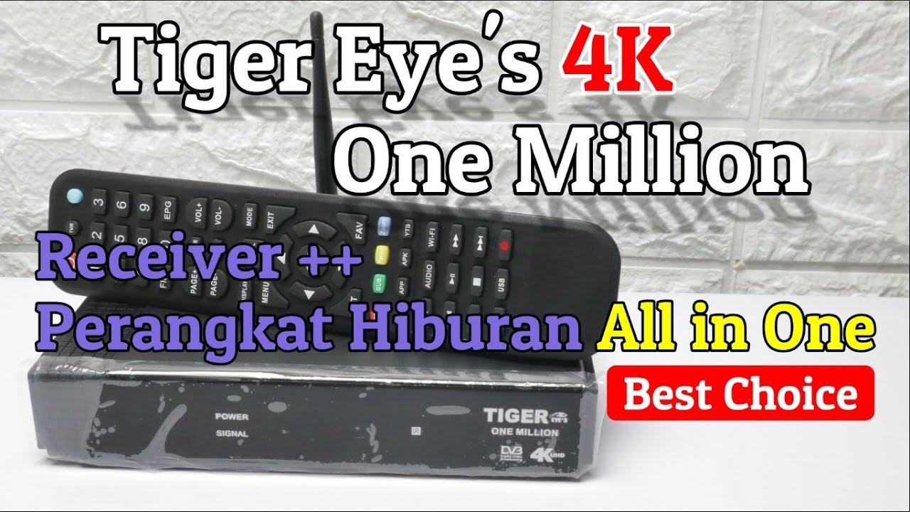 Review Tiger Eyes One Million 4K T2MI Multistream Tontonan Via Satellite & Streaming Terlengkap