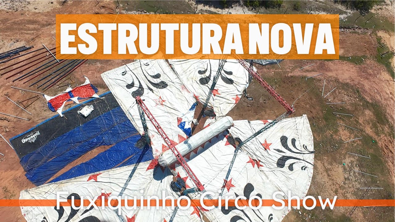Montamos a estrutura nova em Touros RN Fuxiquinho Circo Show