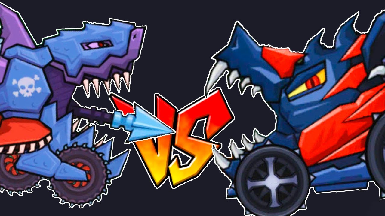 Car Eats Car 3 - CARCULA vs MEGALODON! Battle Of Predatory Machines Without Gadgets