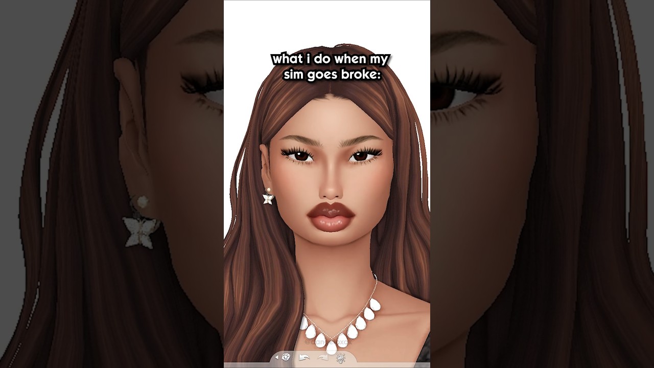 what i do when my sim goes broke 😃 | the sims 4 #sims #thesims4 #sims4 #shorts