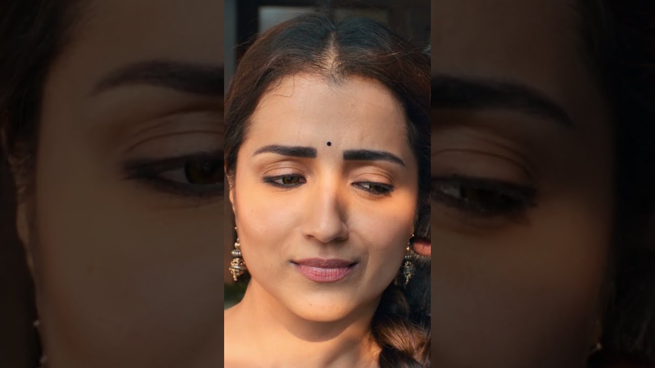 TRISHA KRISHNAN IN THUG LIFE VERTICAL 4K 