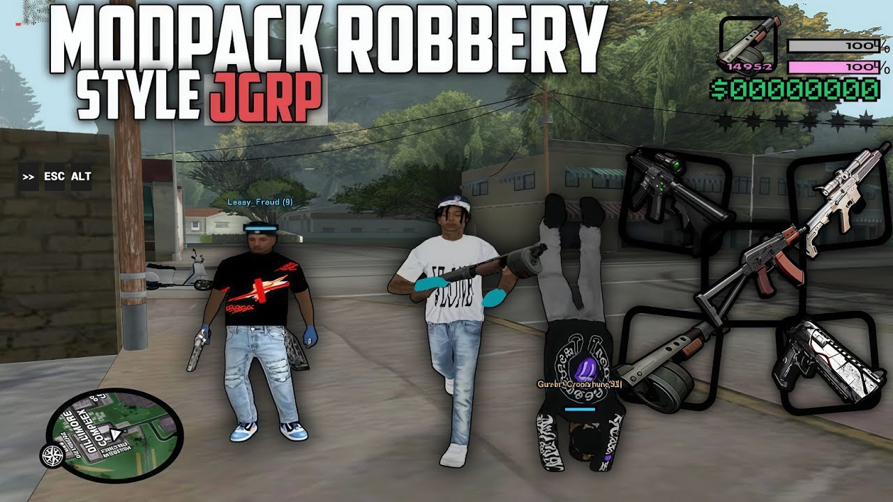 MODPACK ROBERY JGRP STYLE PC || GTA SAMP ANDROID