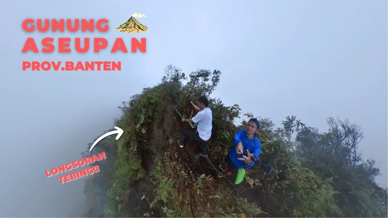 Gunung Aseupan Banten, Tingginya cuma Seribu-an MDPL Tapi Ga Nyangka Trek Pendakiannya SeTerjal Ini!