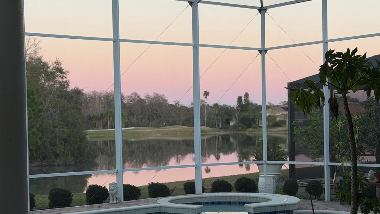The sunset sky color changes minutes by minutes!
