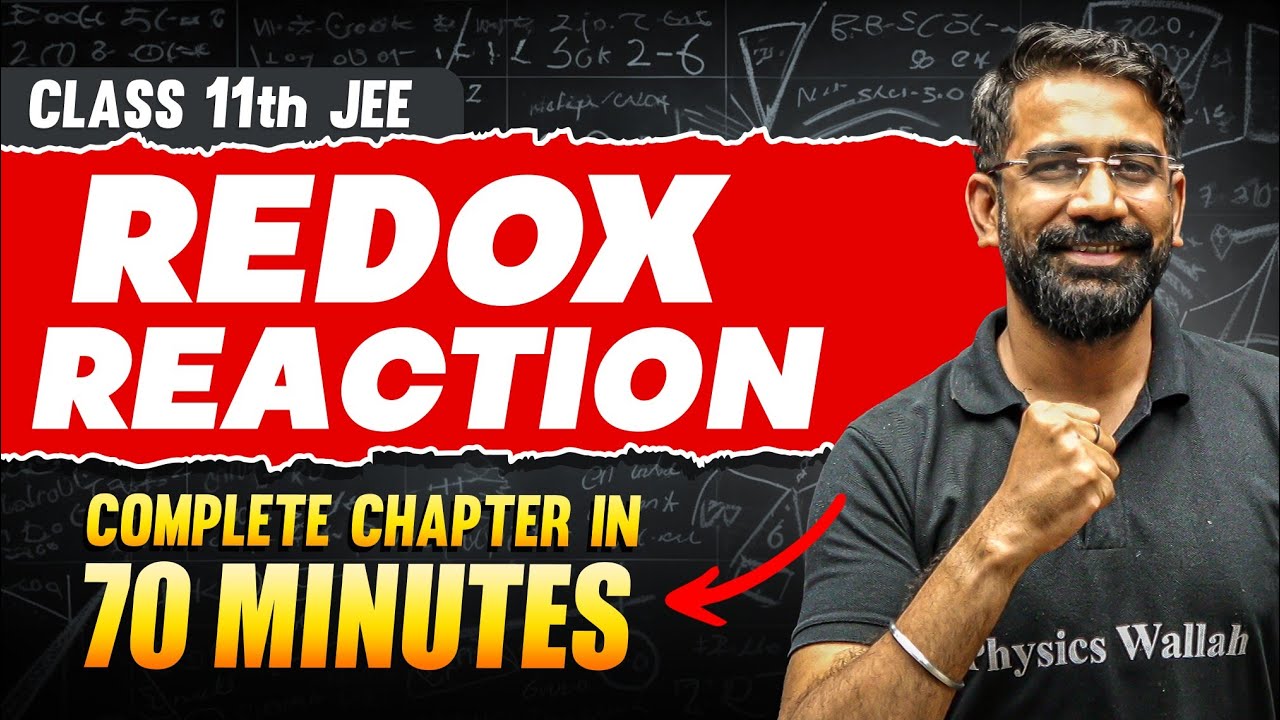 REDOX REACTION in 70 Minutes | Full Chapter Revision | Class 11th JEE