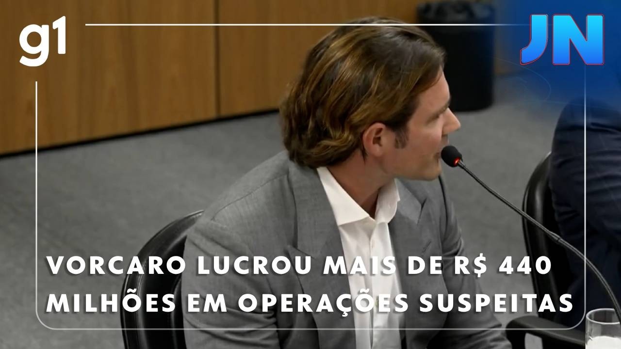 Jornal Nacional: Vorcaro lucrou mais de R$ 440 milhões em operações suspeitas com fundos da Reag