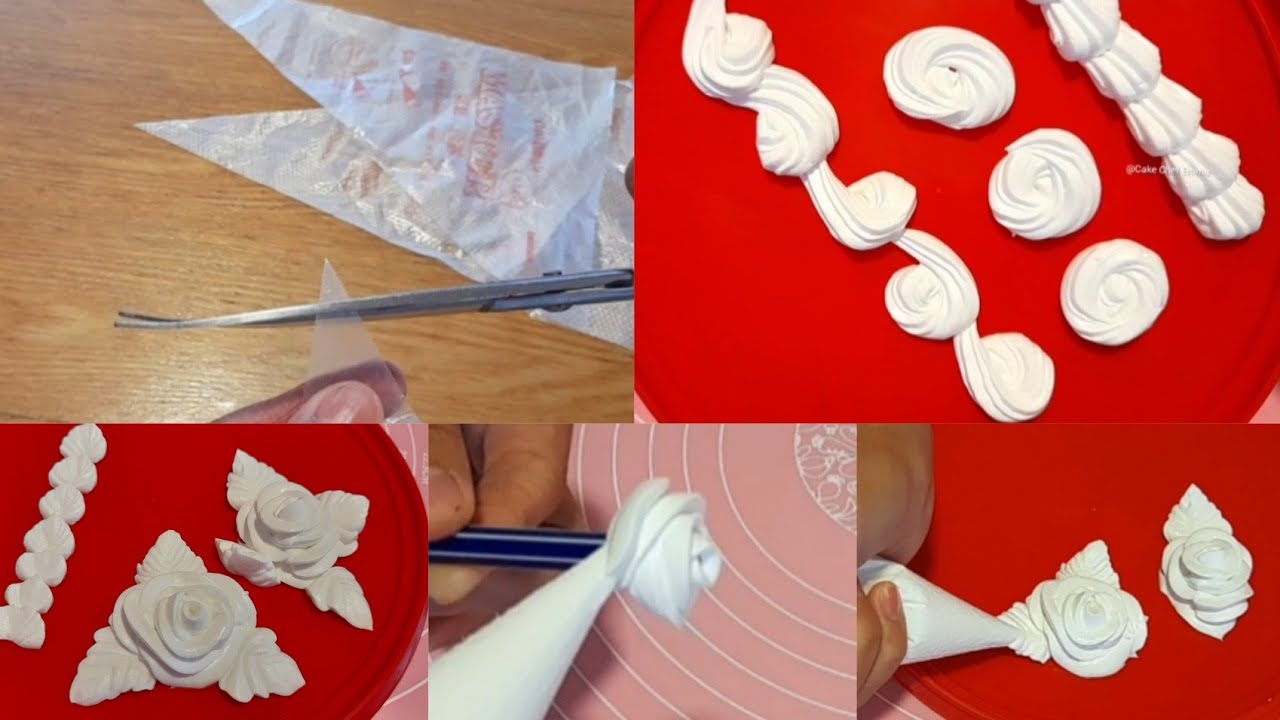 📢Sadəcə krem torbası ilə tort bəzəmək olar İki kəsik atmaqla ✂️nasadkalar hazırdı😊