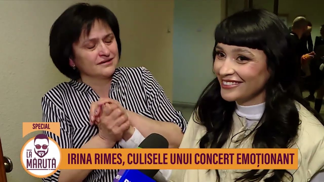 Irina Rimes, culisele unui concert emoționant