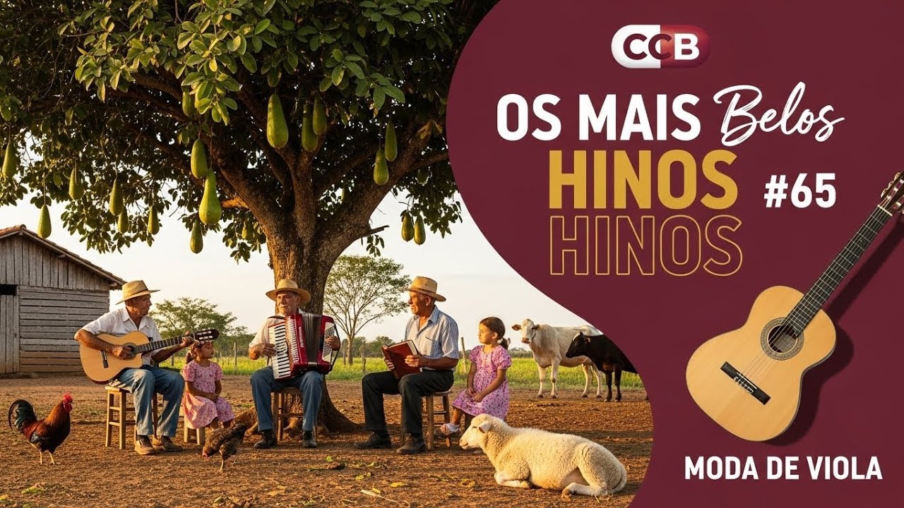 Os Mais Belos Hinos da CCB na Viola Caipira | Melodias que acalmam o coração