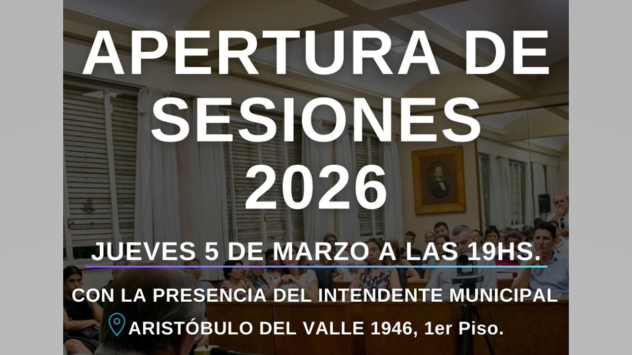 1 Sesión Especial del Período 2026