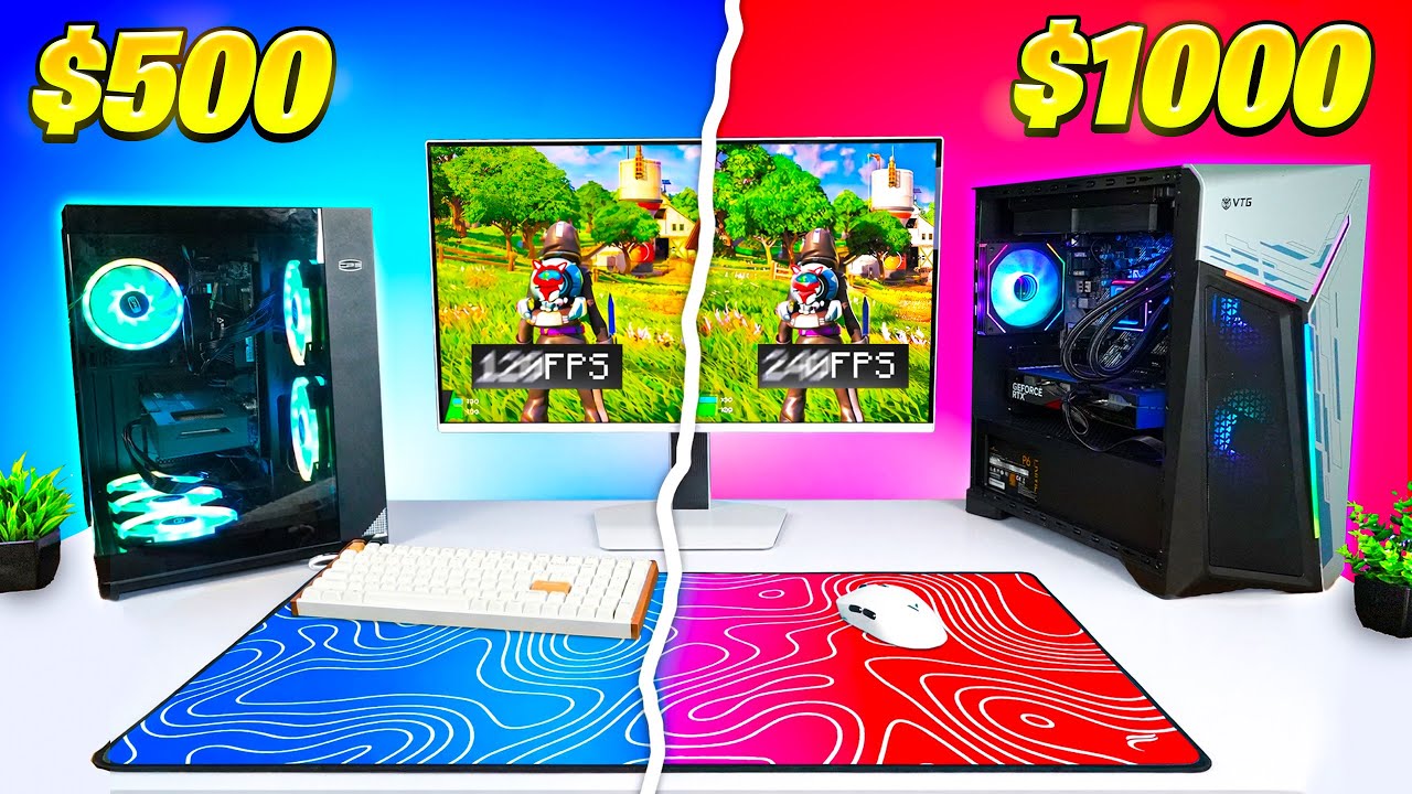 $500 Custom Gaming PC vs $1000 Prebuilt Gaming PC!