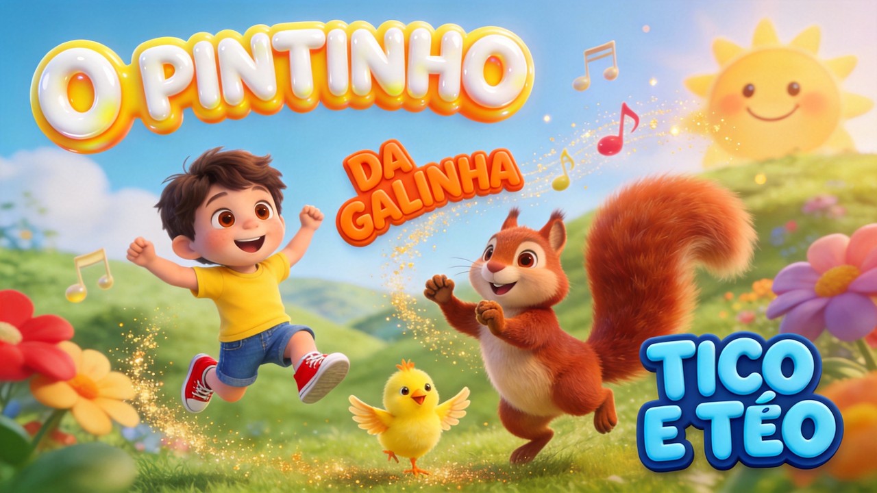 PIU PIU! | O PINTINHO DA GALINHA, o Mais Fofo do YouTube | Tico e Téo