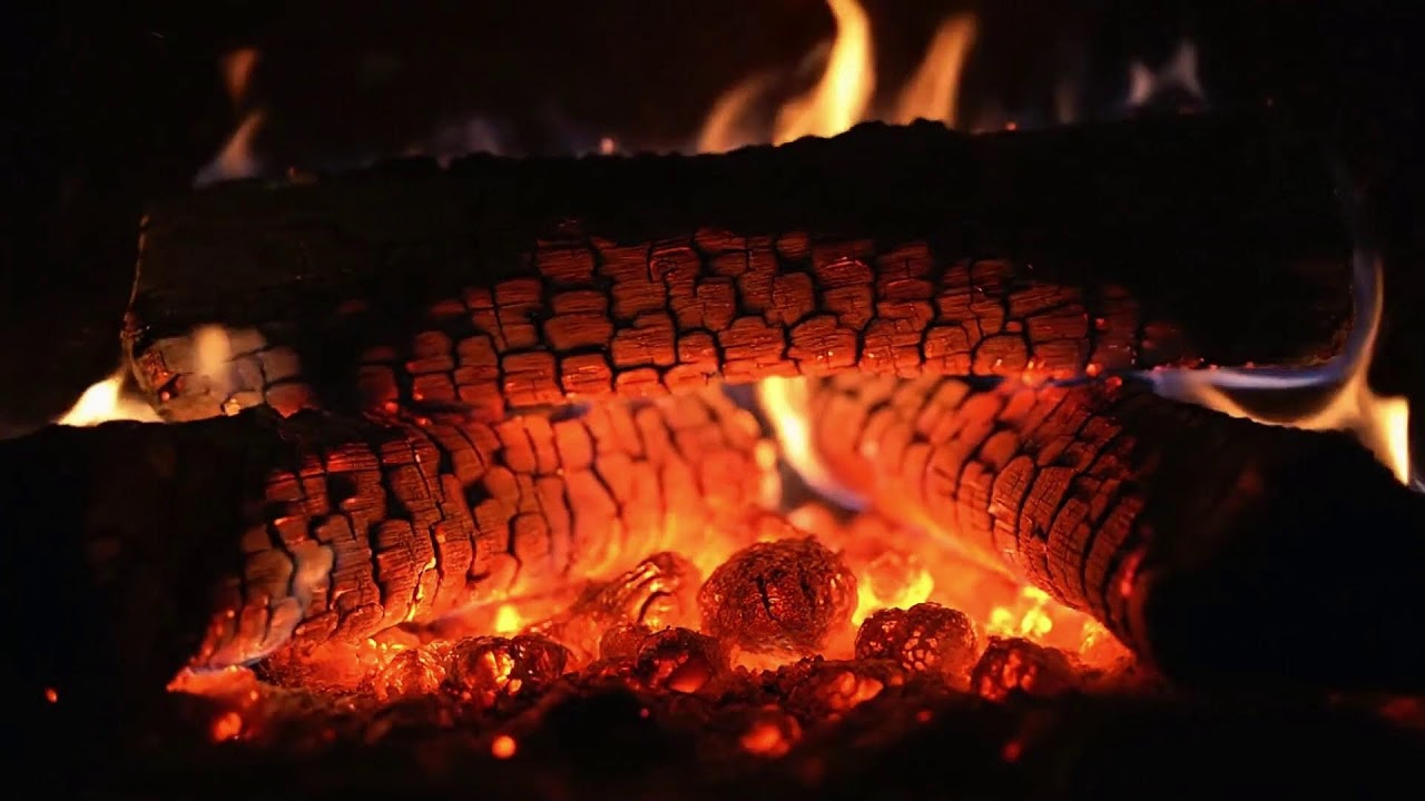 Warm Fireplace Atmosphere with Calming Crackling Fire Sounds for Deep Sleep