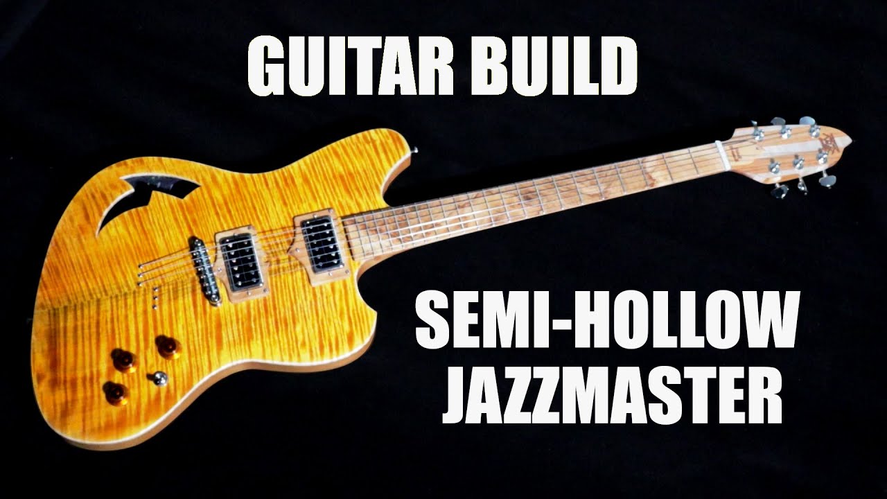 VoloX MeisteR : Fender Jazzmaster revisited. Semi-Hollow Electric Guitar full build