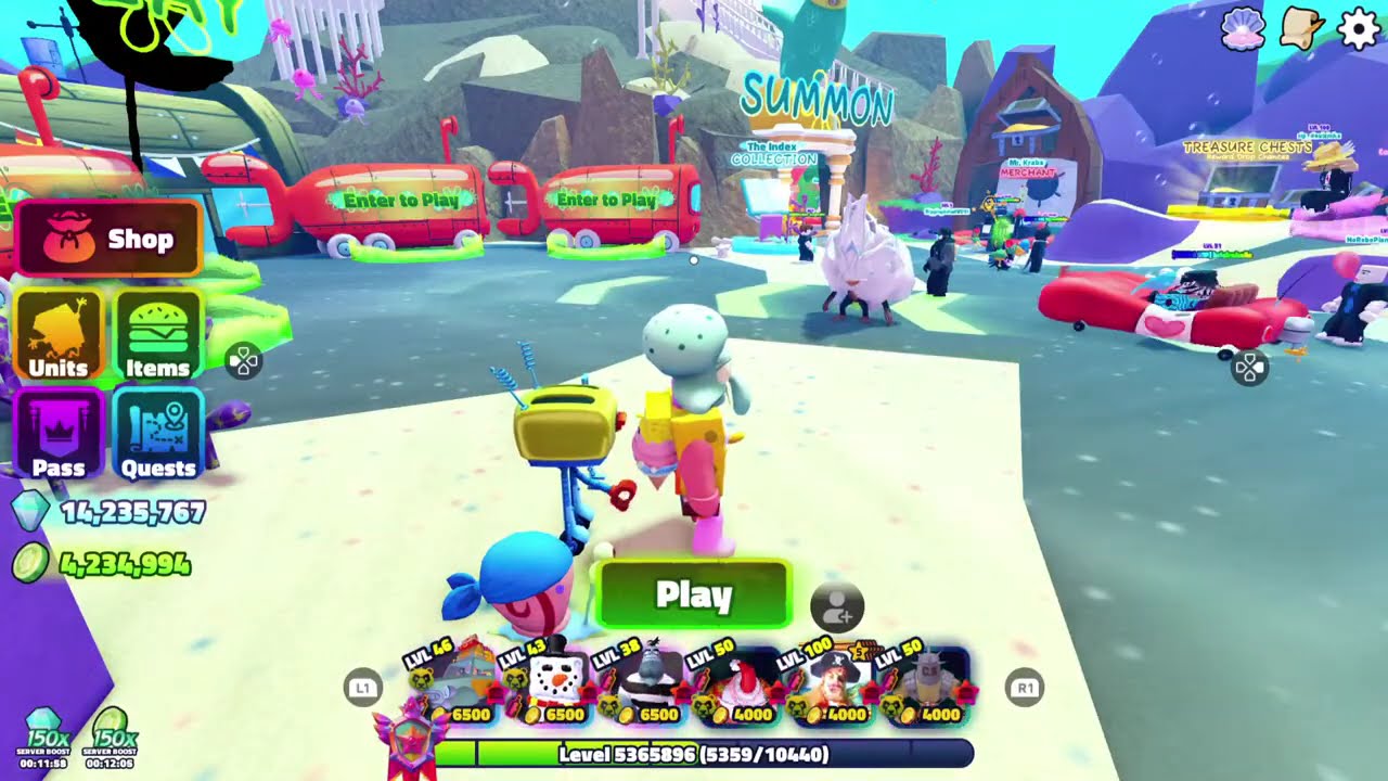 SpongeBob Tower Defense Admin Abuse & Update- 🔴LIVE🔴