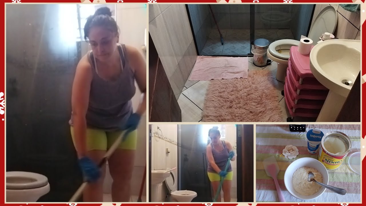 Vlog de hoje ensinei como fazer iogurte grego com apenas 3 ingredientes, limpeza no banheiro