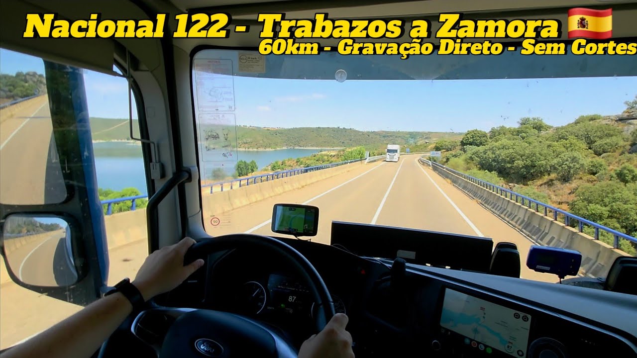 Estrada Nacional 122 - Fronteira Portugal a Zamora - 60km de Estradas Simples