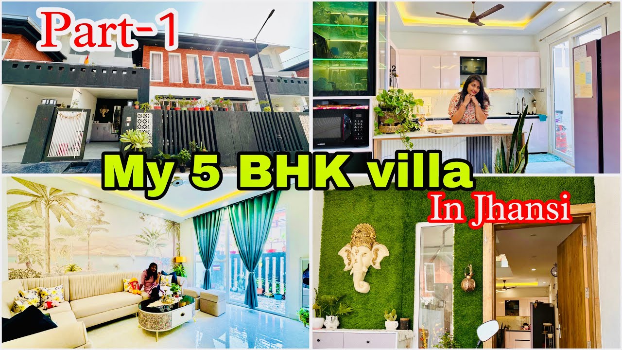 मेरे सपनों का महल || home tour || my 5 bhk villa || Indian home tour |