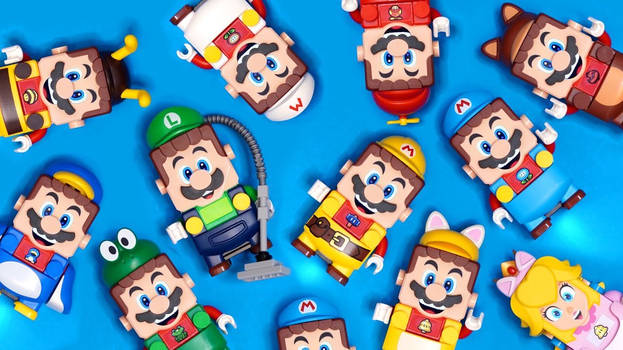 🔥 TODOS los POWER UPS de LEGO Super Mario 🔥 (Los 10 TRAJES con PODERES)