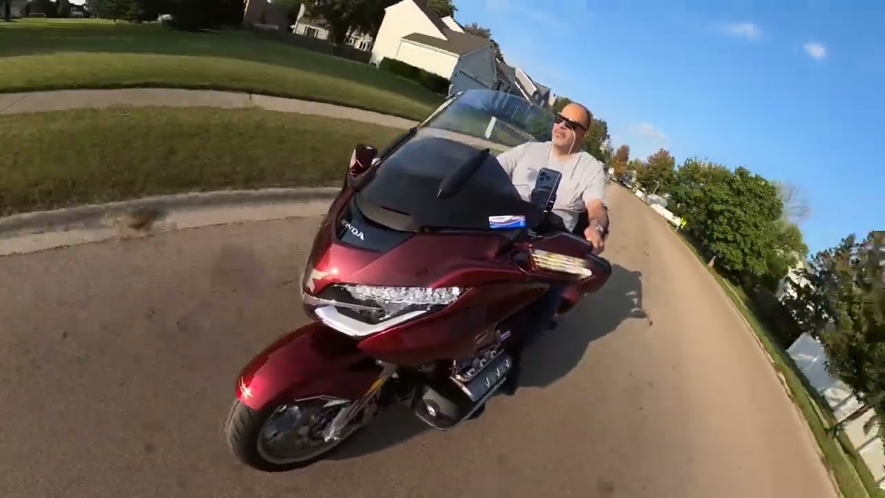 Honda Goldwing and go pro 360