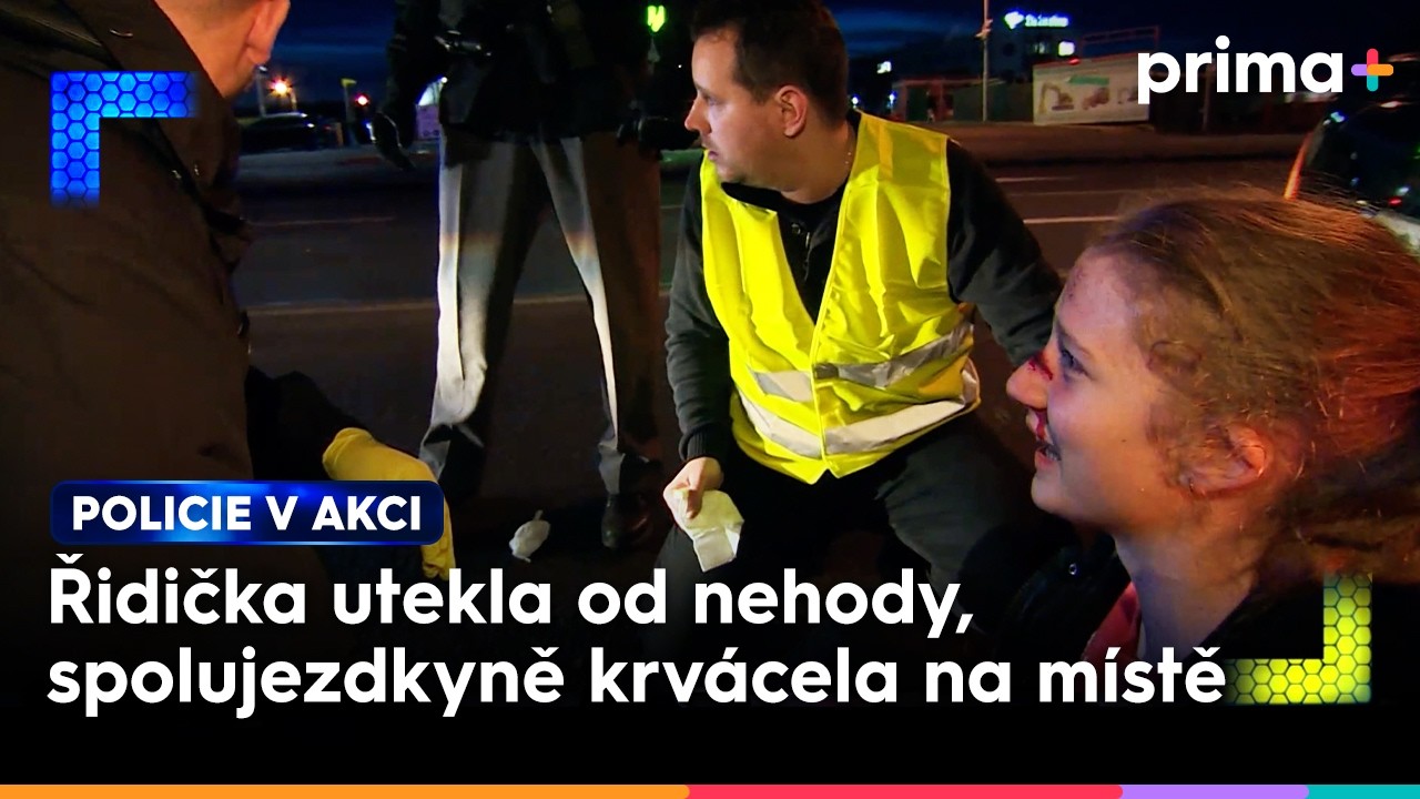 Svědek dopravní nehody zachraňuje spolujezdkyni – řidička z místa utekla | Policie v akci