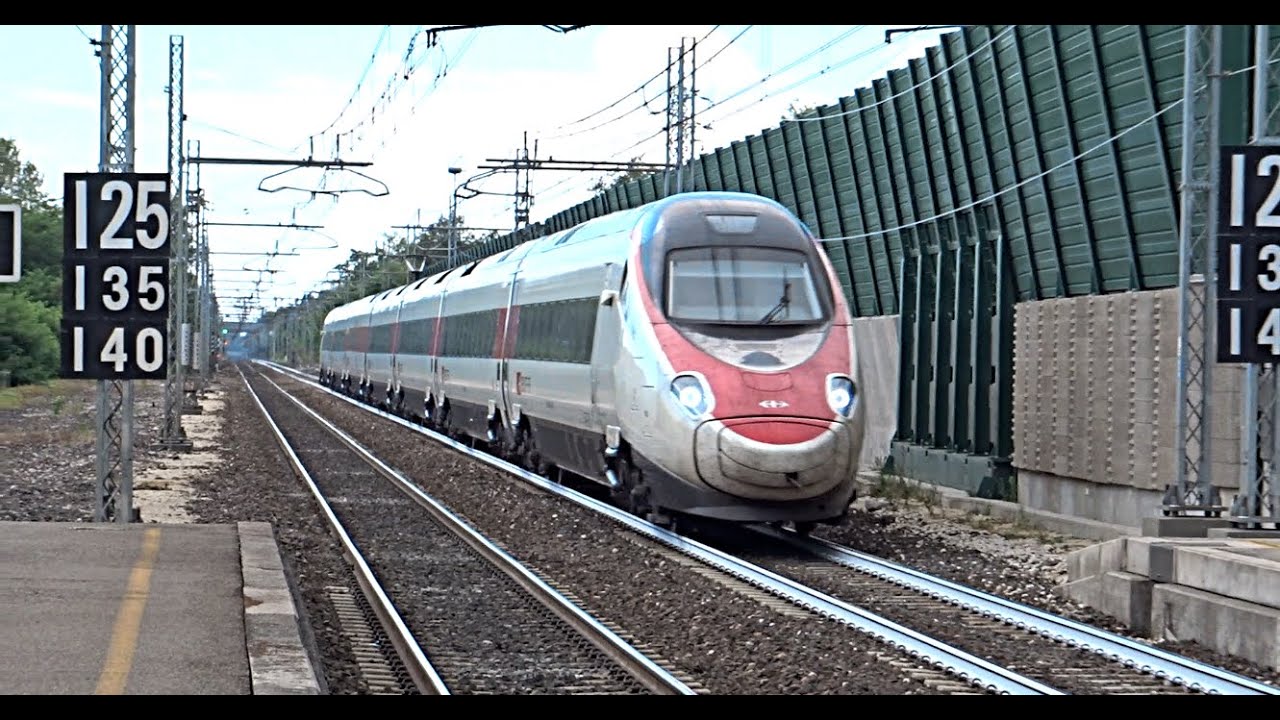 [HD - Treni] ETR610 SBB-CFF-FFS + Treno Eurocity 37 Trenitalia in transito a San Martino!
