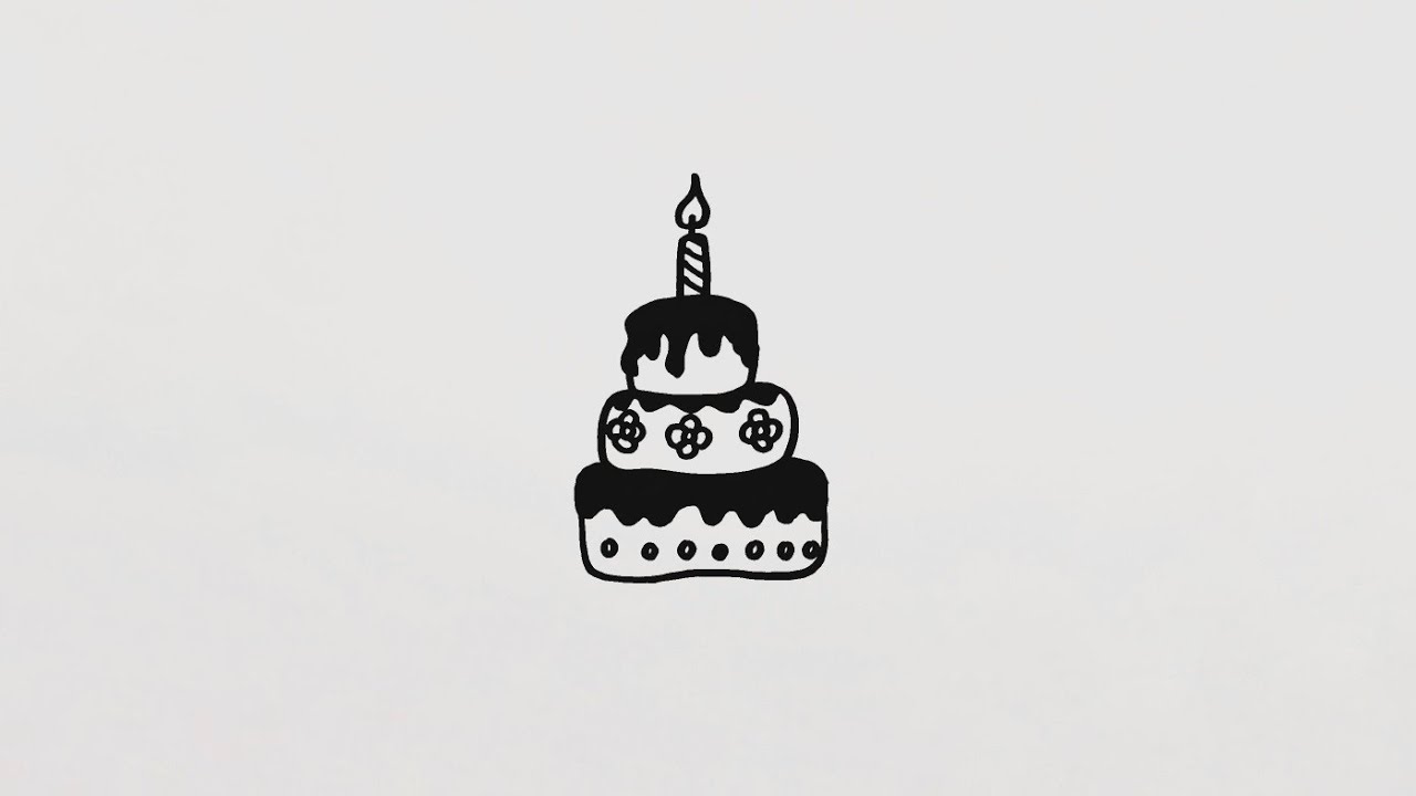 How to draw perfect CAKE 🎂 for kids 