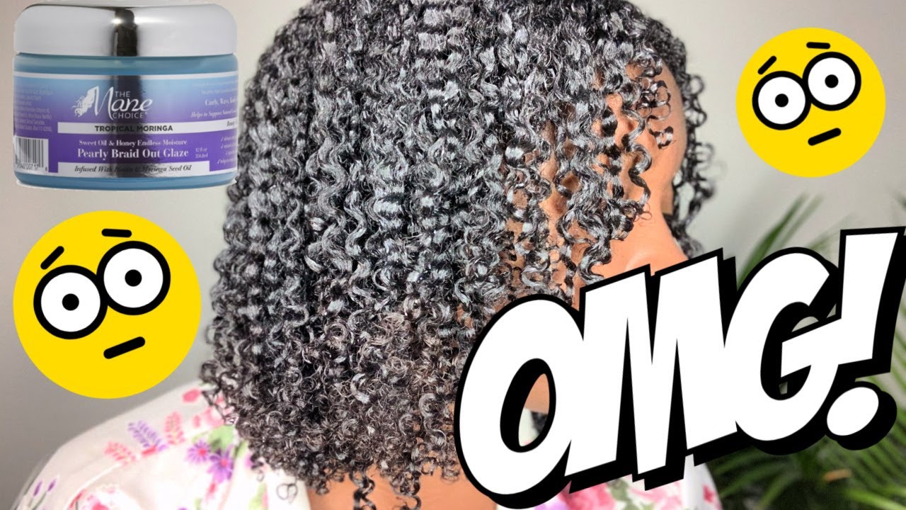 WHY YALL AINT TELL ME ABOUT THIS BRAID OUT GLAZE!!!! | The Mane Choice Review