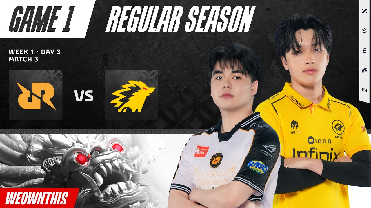 RRQ vs ONIC | Regular Season Week 1 Day 3 | Game 1 | #MPLIDS17