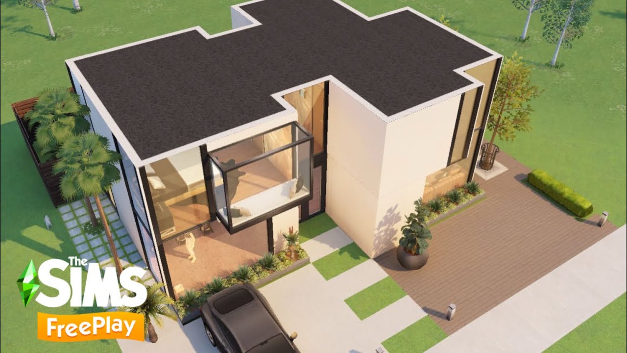Sims Freeplay | Red & Glam Modern House 📍| Tour/Floor Plan