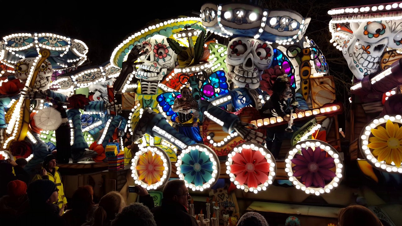 Day of the dead Carnival Float