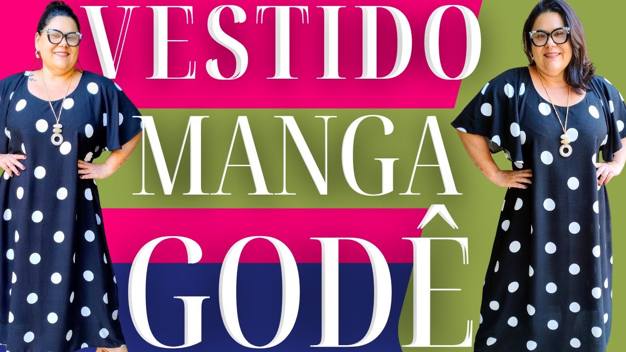VOC&Ecirc; VAI SE SURPREENDER COM ESSE PASSO A PASSO DE VESTIDO COM MANGA EM GOD&Ecirc; QUE PREPAREI PARA VOC&Ecirc;