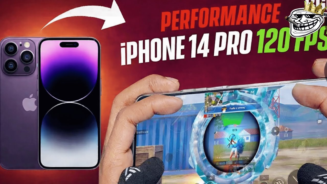 BGMI Live On i Phone 14 Pro | Smooth 120FPS push