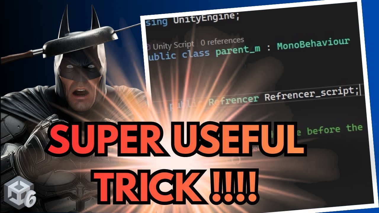 Наиболее эффективный способ обработки ссылок на скрипты #unity #indiedev #gamedev #unitytutorial