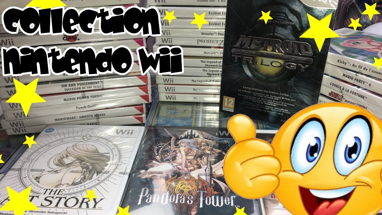 ON PARLE BLISTER PRESENTATION COLLECTION JEUX VIDEO NINTENDO WII  AVEC DES JEUX ULTRA RARES
