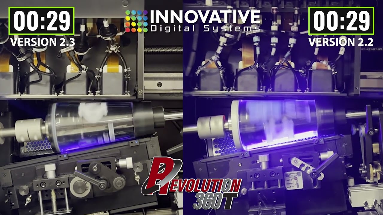 Rotary Printing with the Upgraded Revolution 360T v2.3