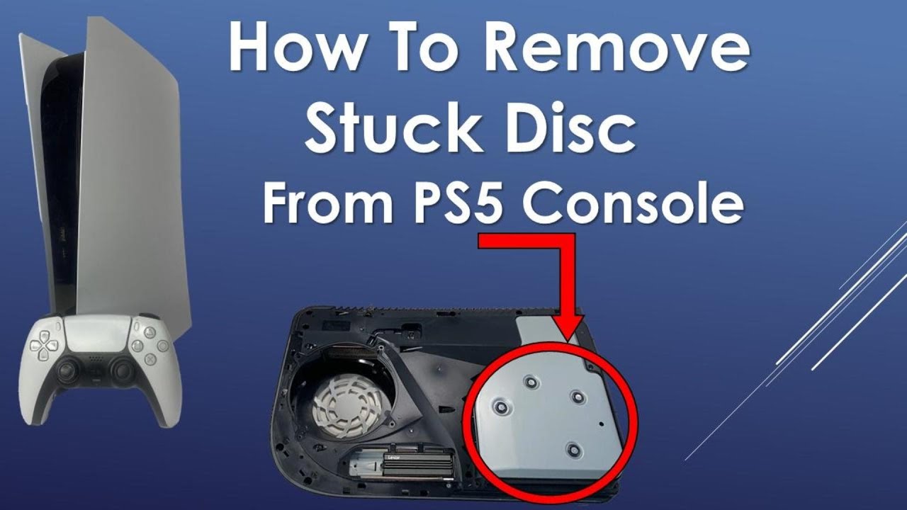 PS5 – Blu-ray Drive Models Only – How to remove a Stuck Disc from your PS5