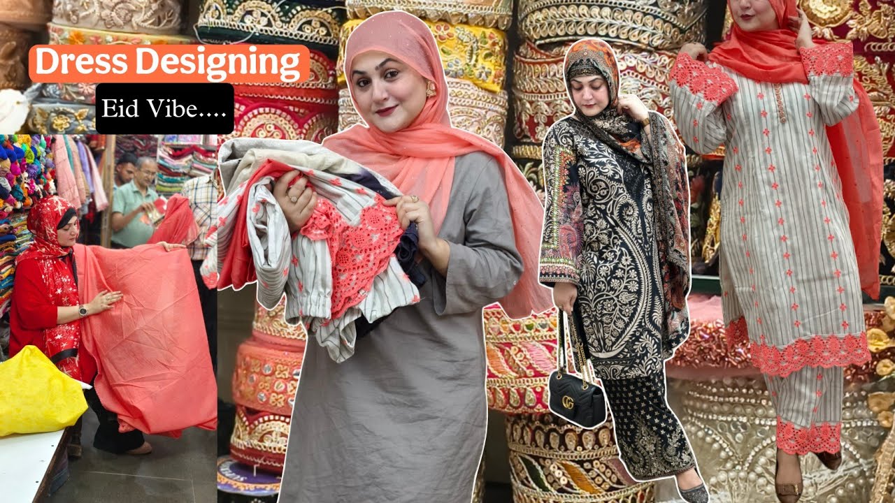 Decent Design for Summer Eid || Eid outfit Duppta Matching || New Dress Design