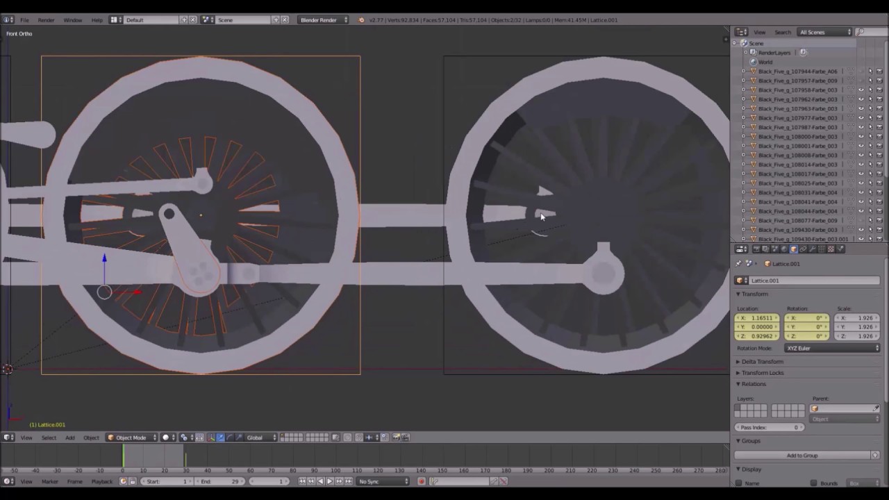 Blender Tutorial: Walschaerts Valve Gear Animation