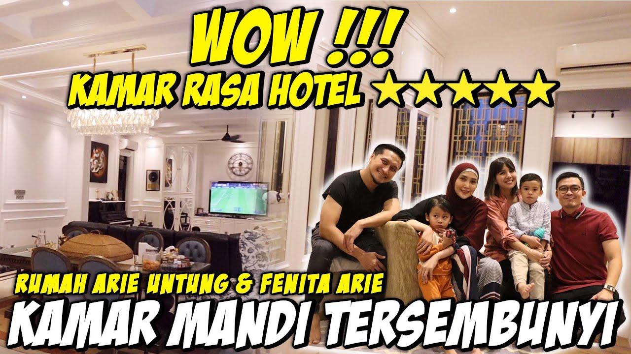 EKSLUSIF RUMAH ARIE UNTUNG, KAMAR RASA HOTEL BINTANG 5, DAN PUNYA PELATARAN YANG BESAR !
