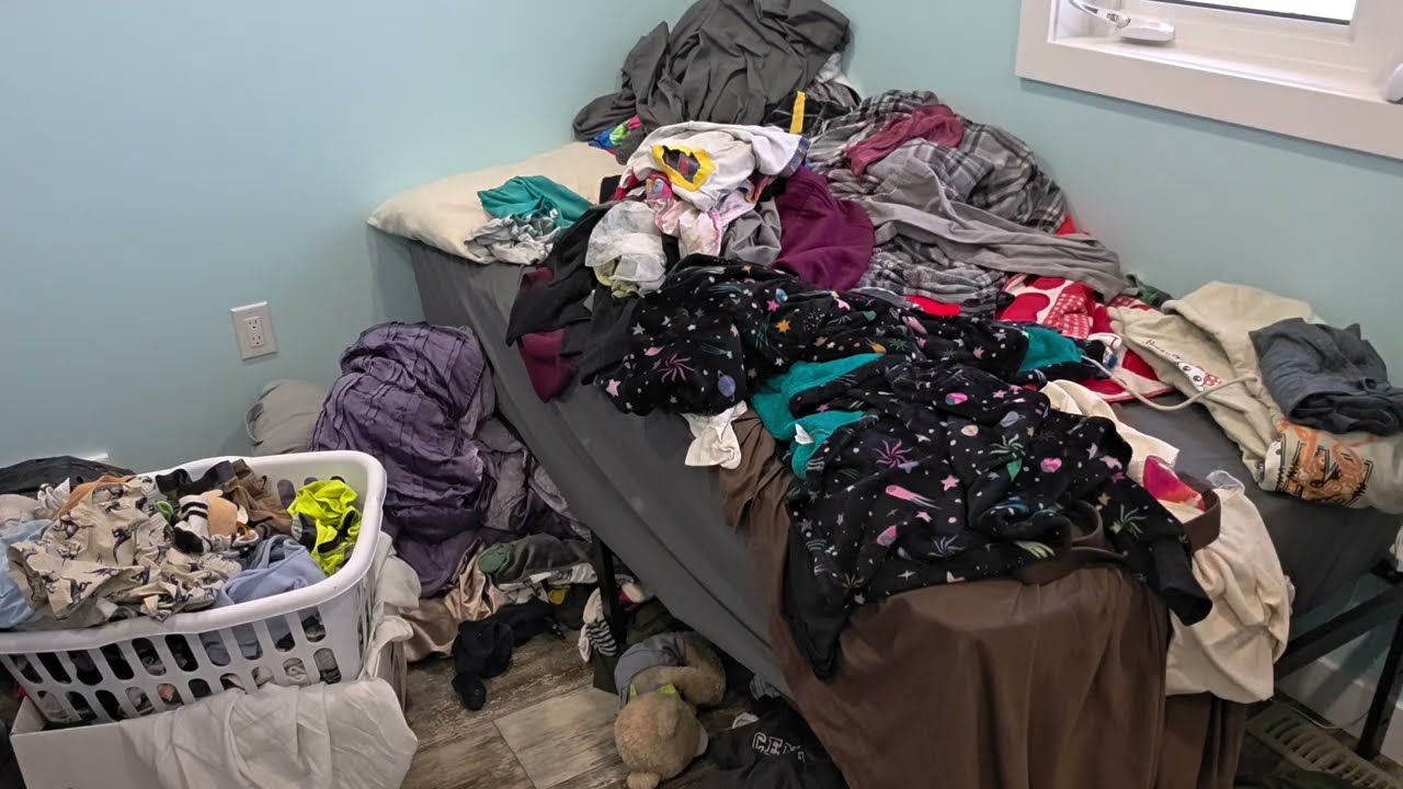 Organize, clean, sort baby room part 1 #laundry #organization 