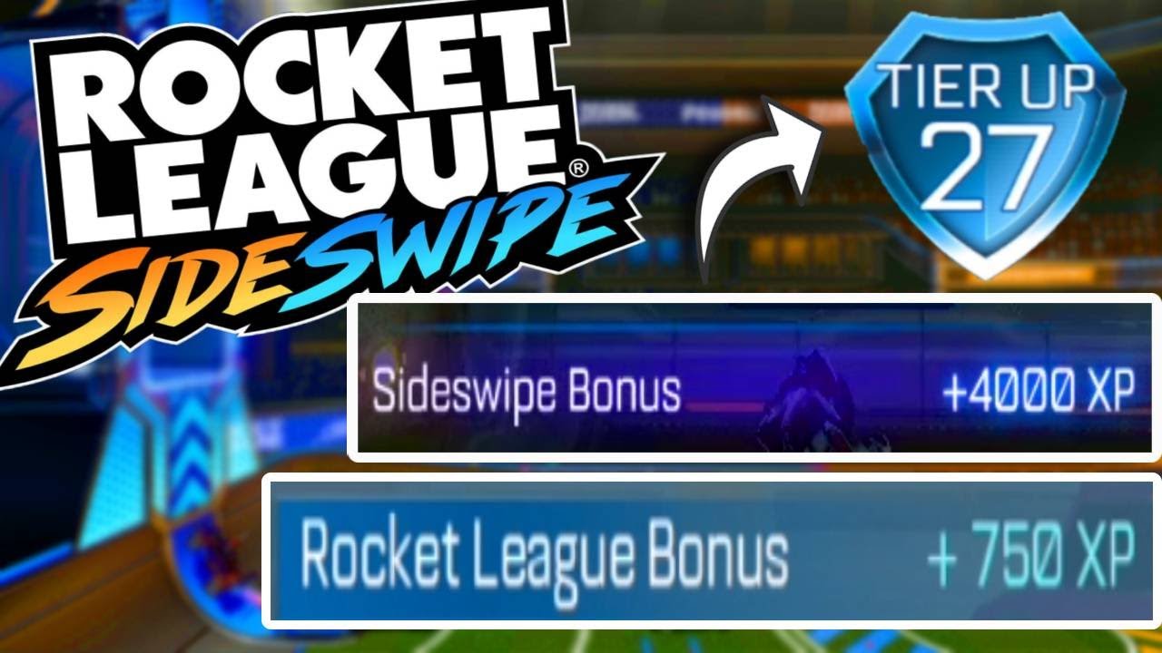 How to get the *XP BONUS* in SIDESWIPE & Rocket League