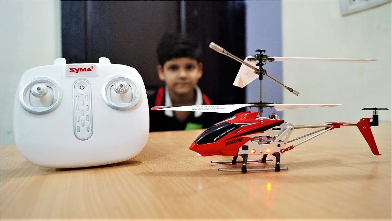 RC Syma S107H 3.5Ch 2.4GHz Attitude Hold Helicopter - Unboxing & Testing !!