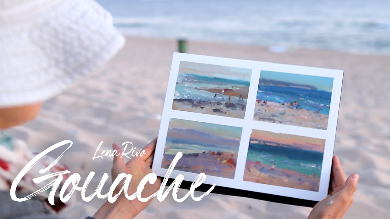 Capturing the moment in Gouache - Plein air painting tutorial