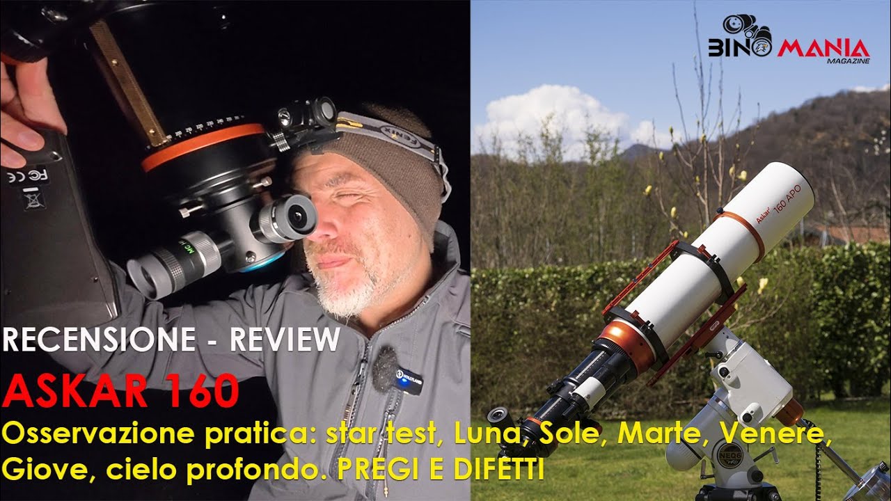 ASKAR 160: il telescopio perfetto per Luna, pianeti e cielo profondo?