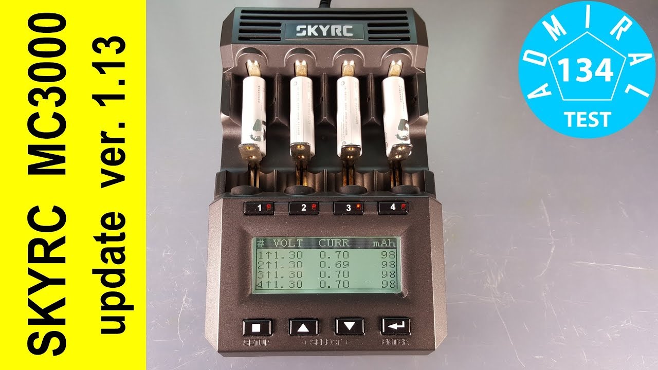 Как правильно обновить прошивку SKYRC MC3000?
