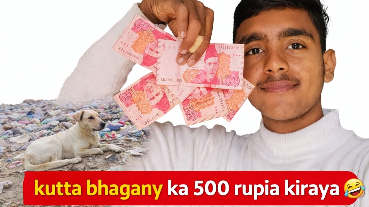 Kutta bhagany ka 500 rupia Lia mene 😂