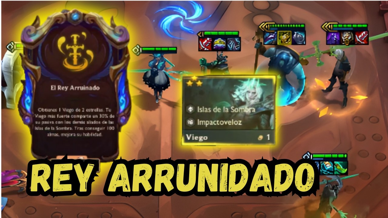 👑 EL AUMENTO DE HÉROE DE VIEGO ESTÁ ROTO 😱 ¡REY ARRUINADO en TFT SET 16