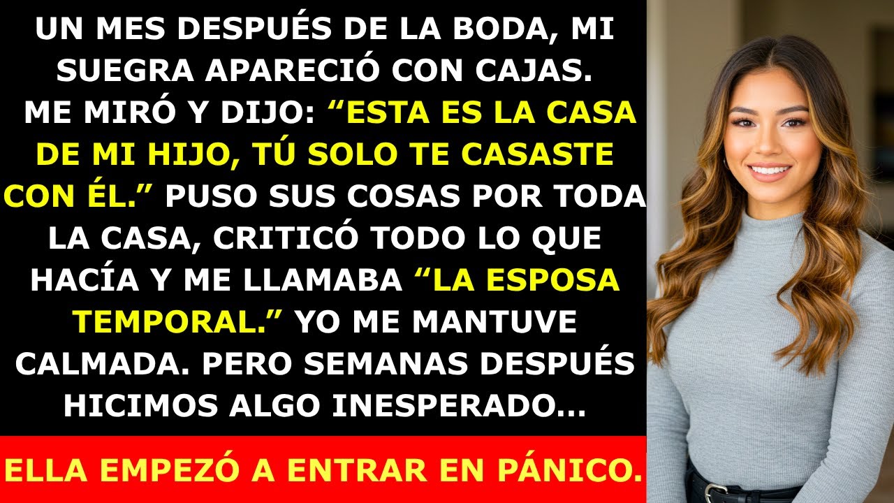 Mi Suegra Se Adueñó de Nuestra Casa Justo Después de la Boda — Pero No Vio Esto Venir